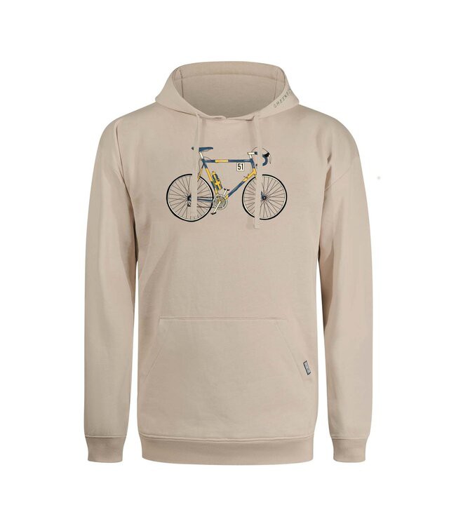 GREENBOMB •• Hoodie Joy Bike Knut | Latte from De Groene Knoop