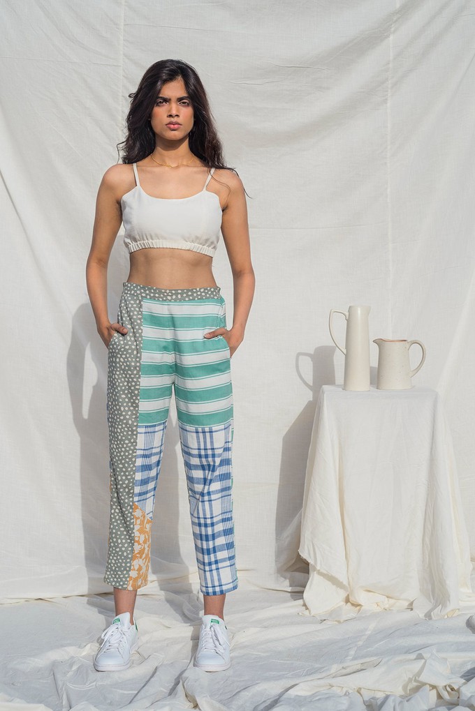 Jade Patchwork Pants from Doodlage