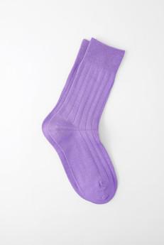 (2 Pairs) Women's Classic Rib Pima Cotton Socks via Ecoer Fashion