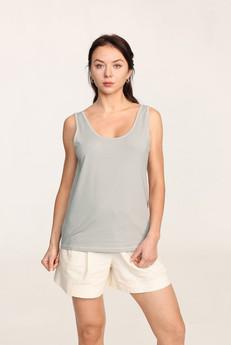 Organic Cotton Basic Tank Top via Ecoer Fashion