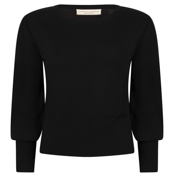 Moos Crew-neck | Black from Elements of Freedom