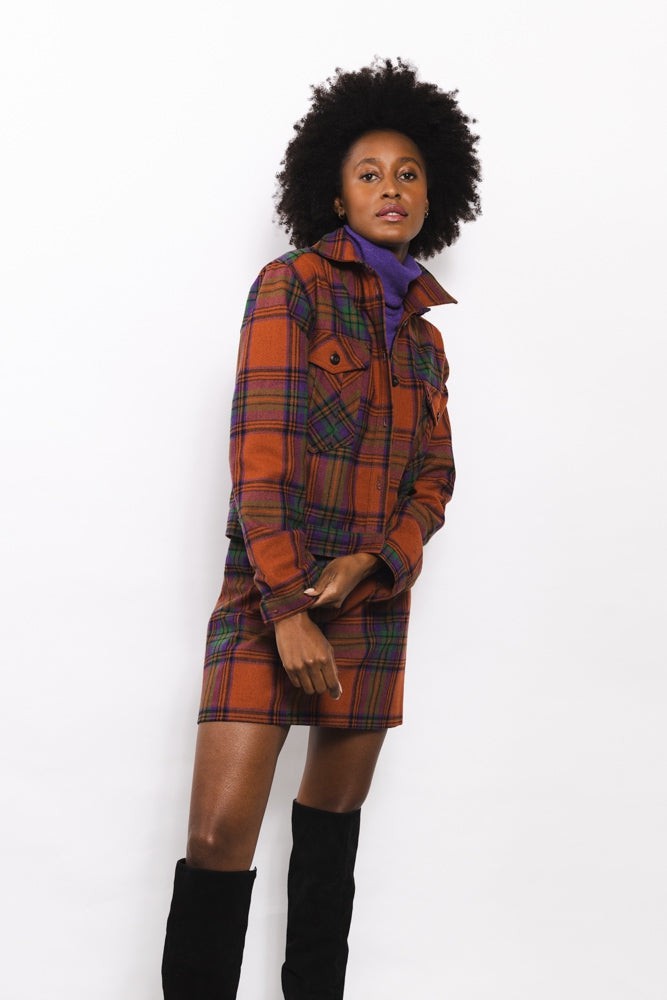 Pepper Skirt | Checked Multicolor from Elements of Freedom