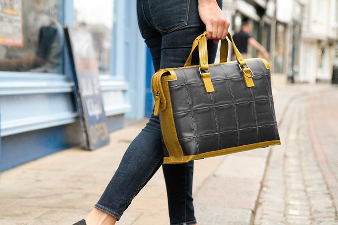 Leather Metropolitan Bag from Elvis & Kresse