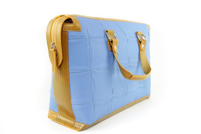 Handmade Yellow Tote Bag by Elvis & Kresse