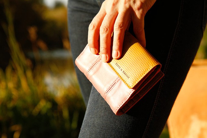 Leather Folding Purse from Elvis & Kresse