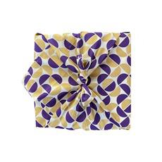 Furoshiki Gift Wrap Gold Moons Fabric Gift Wrap via FabRap