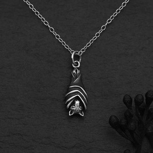 Silver necklace bat from Fairy Positron