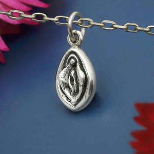 Silver necklace vulva from Fairy Positron