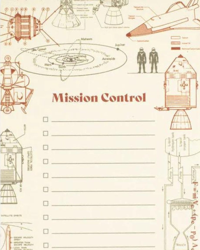 Takenlijst Raketten - Mission Control from Fairy Positron