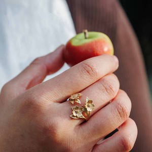 Bronze ring American dogwood from Fairy Positron