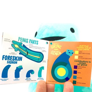 plushie/neck pad penis with foreskin pouch from Fairy Positron