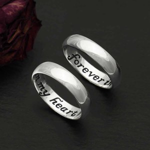 Silver ring Forever in my heart from Fairy Positron