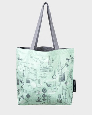 Shoulder bag "Chemistry lab" (green) from Fairy Positron