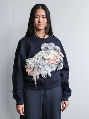 Recycled & Organic Cotton Wool Front Jumper from Fanfare Label