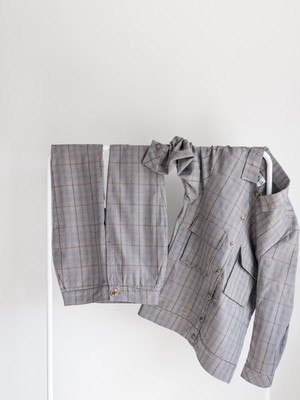 Check Utility Suit Jacket - Sizes 8 & 12 from Fanfare Label