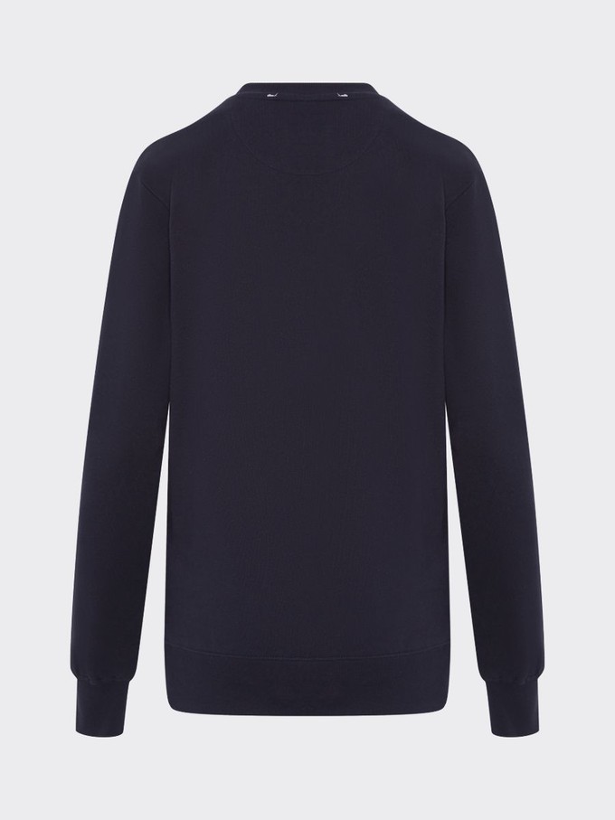 Recycled & Organic Cotton Wool Front Jumper Navy from Fanfare Label