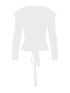 White Top With Shoulder Pads - Sizes 8 & 10 via Fanfare Label