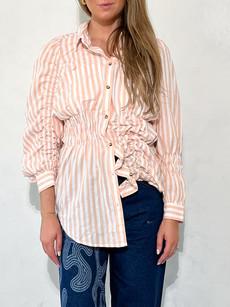 Avery Upcycled Striped Shirt - Limited Edition via Fanfare Label