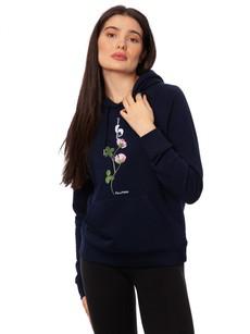 Lucky Clover Hoodie navy via FellHerz T-Shirts - bio, fair & vegan