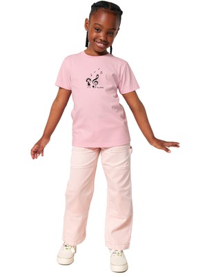 Music Lover Kids T-Shirt pink from FellHerz T-Shirts - bio, fair & vegan