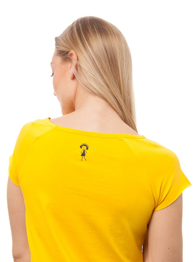 Cap Sleeve pollen Größe XL from FellHerz T-Shirts - bio, fair & vegan