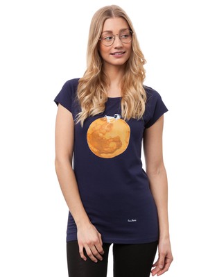 Moon Girl Cap Sleeve midnight from FellHerz T-Shirts - bio, fair & vegan