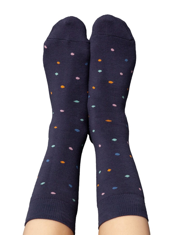 Warm cuddly socks with organic cotton confetti thundercloud from FellHerz T-Shirts - bio, fair & vegan