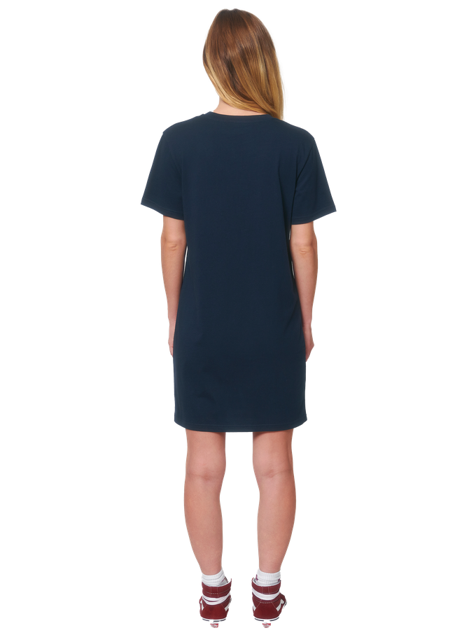 FellHerz T-Shirt Kleid navy from FellHerz T-Shirts - bio, fair & vegan