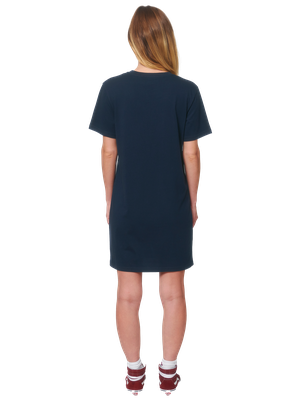 FellHerz T-Shirt Kleid navy from FellHerz T-Shirts - bio, fair & vegan