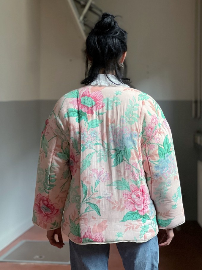 Our "PINK ROMANTIC DUVET " Reversible Jacket - XS/S - Petite from Fitolojio Workshop