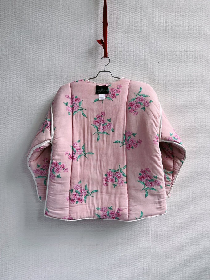 Our "PINK ROMANTIC DUVET " Reversible Jacket - XS/S - Petite from Fitolojio Workshop