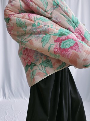 Our "PINK ROMANTIC DUVET " Reversible Jacket - XS/S - Petite from Fitolojio Workshop