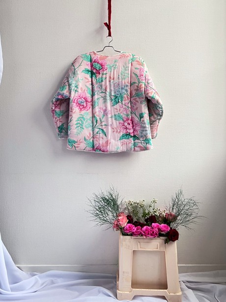 Our "PINK ROMANTIC DUVET " Reversible Jacket - XS/S - Petite from Fitolojio Workshop