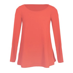 Organic tunic Afra, sorbet (orange) from Frija Omina