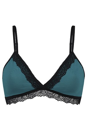 Bio bra "Spitze" teal from Frija Omina