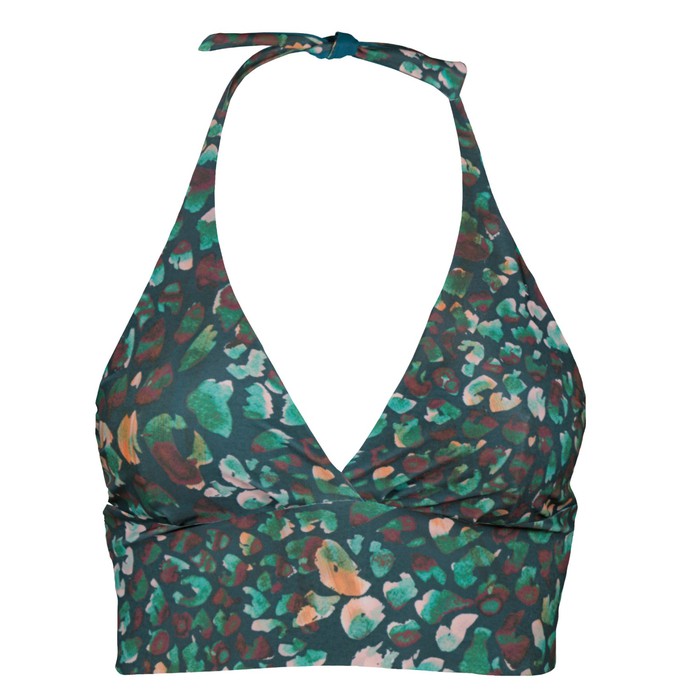 Recycling bikini top Fjordella Juvel + smaragd (green) from Frija Omina