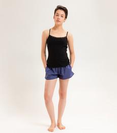 Organic women’s shorts Smilla, dark blue via Frija Omina