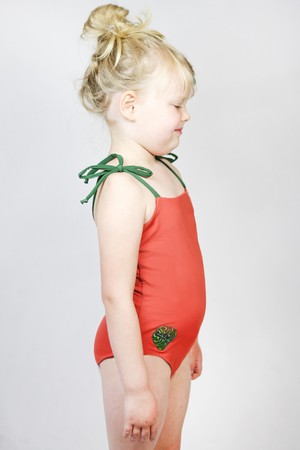 Recycling swimsuite Flori Petite, rust / olive from Frija Omina