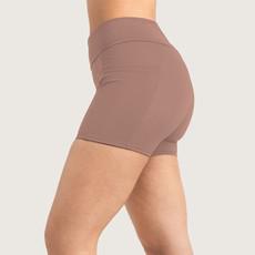 Recycling Running Shorts chai (brown) via Frija Omina