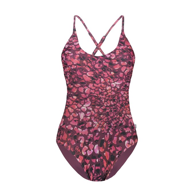 Recycling swimsuit Frøya Juvel + tinto (red) from Frija Omina