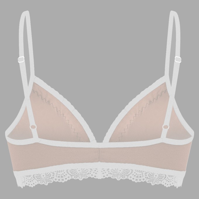 Set: Bio bra + hipster panties Spitze, nude from Frija Omina