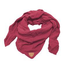 Musselin-Cloth/ Mull-Bandanna Skarna berry (red) via Frija Omina