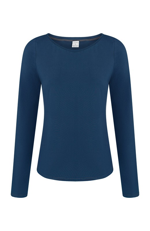 Organic long sleeve Ubu, blue from Frija Omina