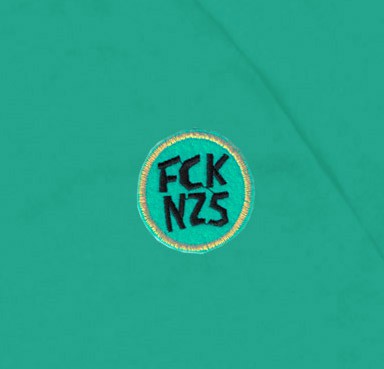 Hoodie FCK NZS mint (green) from Frija Omina