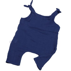 Baby romper from organic muslin dark blue from Frija Omina