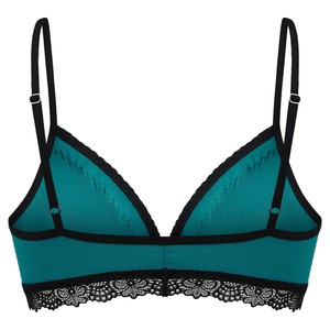 Bio bra "Spitze" teal from Frija Omina