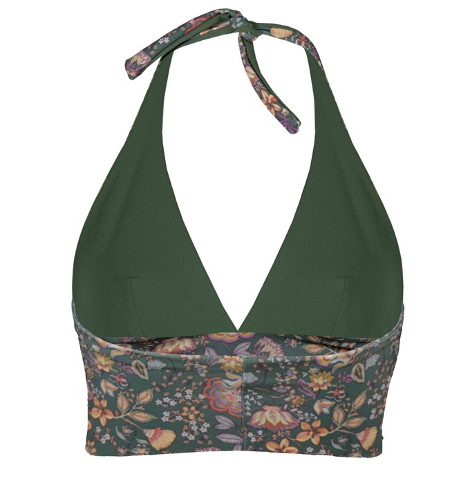 Recycling bikini top Fjordella Senja + olive (green) from Frija Omina