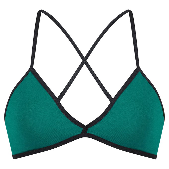 Bio bra, smaragd from Frija Omina