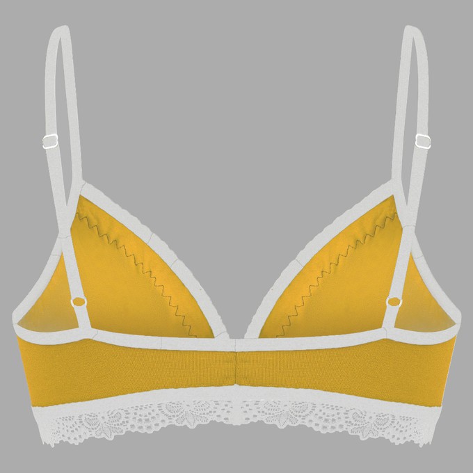 Bio bra Spitze, saffron from Frija Omina