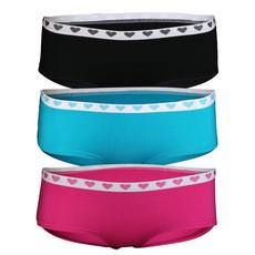 Set of 3: Bio hipster panties Heabea pink via Frija Omina